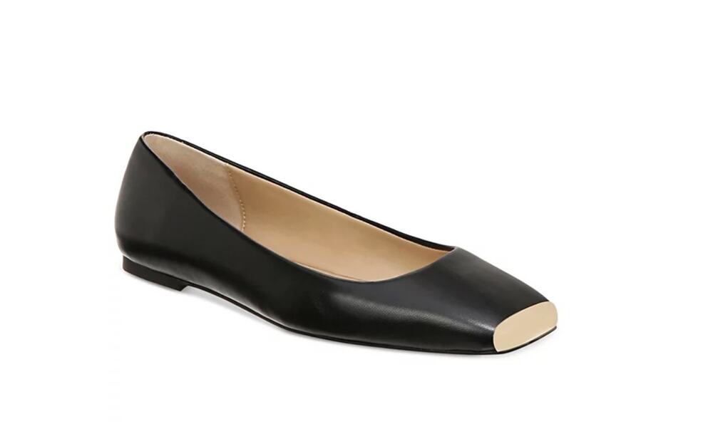 Alfani Women's Step N' Flex Neptoon Square-Toe Flats Black Size 6.5